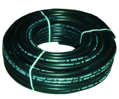 Druckluftschlauch 6 mm schwarz / 50  m Rolle